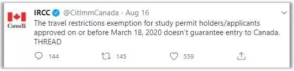 加拿大高中开学后能面授吗？最新入境加拿大条件！